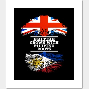 British Grown With Filipino Roots - Gift for Philippines With Roots From Filipino Posters and Art